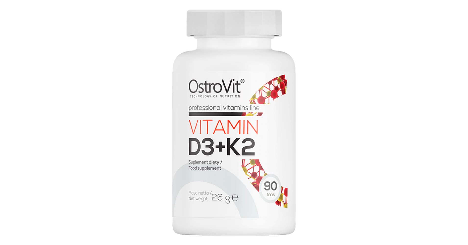 OstroVit - D3-Vitamin + K2-Vitamin - 90 tabletta