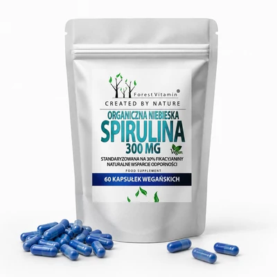 Forest Vitamin – Organikus Kék Spirulina 300 mg - 60 kapszula