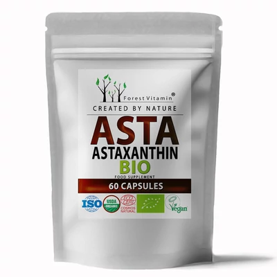 Forest Vitamin BIO Astaxanthin – Természetes astaxantin 12 mg – 60 kapszula