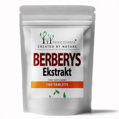 Forest Vitamin - Berberin 500 mg – 100 tabletta