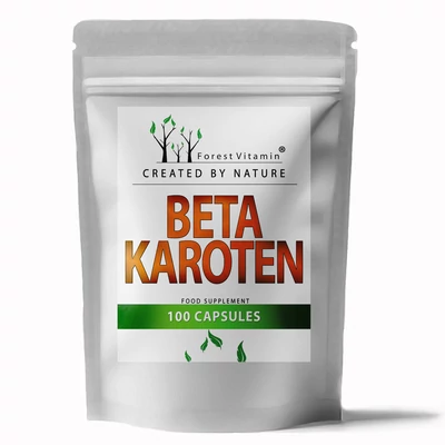 Forest Vitamin® - Béta-karotin 6 mg – A-vitamin előanyag- 100 kapszula