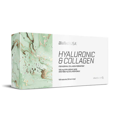 BiotechUSA - Hyaluronic &amp; Collagen - 120 kapszula