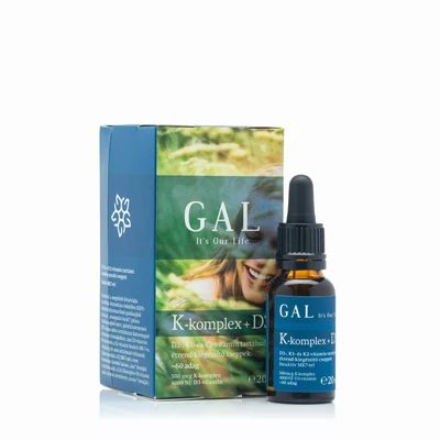 GAL - D3-vitamin + K-komplex csepp - 20ml