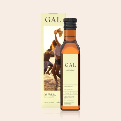 GAL - halolaj, 250ml omega 3