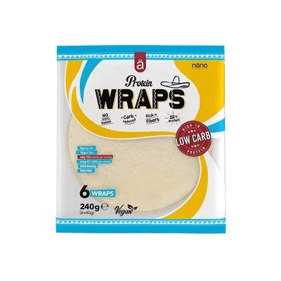 Näno Supps Protein Wraps - Fehérjés tortilla - 240 g