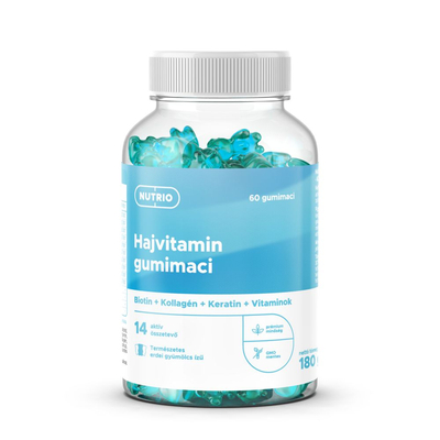 Nutrio - Hajvitamin gumimaci - 60 db