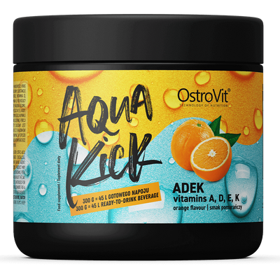 OstroVit Aqua Kick A-D-E-K  zsírban oldódó vitamin por - 300g