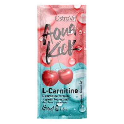 OstroVit - Aqua Kick L-Carnitine 10 g - Cseresznye ízű