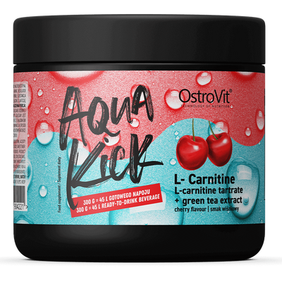 OstroVit - Aqua Kick - L-Carnitine - Cseresznye ízű - 300 g