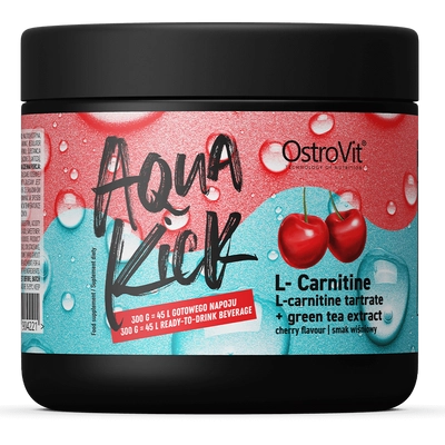 OstroVit - Aqua Kick L-Carnitine Cseresznye ízű - 300 g 