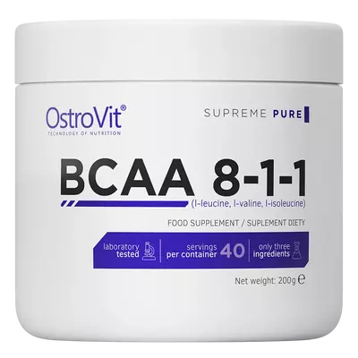 OstroVit - BCAA 8-1-1 - Ízesítetlen - 200 g