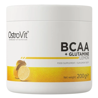 OstroVit - BCAA + Glutamine - Citrom - 200 g 