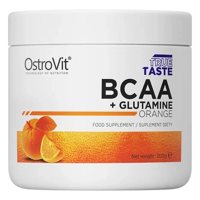 OstroVit - BCAA + Glutamine - Narancs - 200 g 