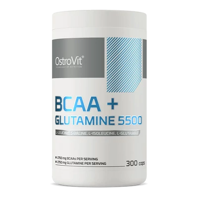 OstroVit - BCAA + Glutamine 5500 mg - 300 kapszula