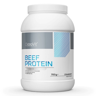 OstroVit - Beef Protein - Marha fehérje - Eper - 700 g