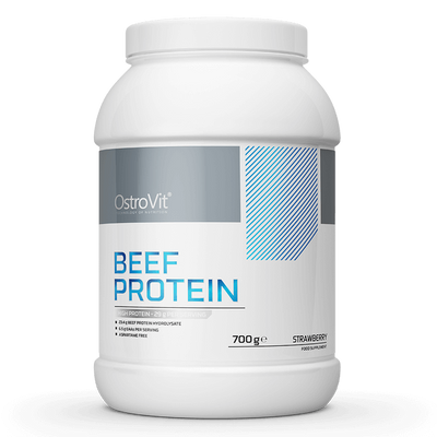 OstroVit - Beef Protein - Marha fehérje - Eper - 700 g