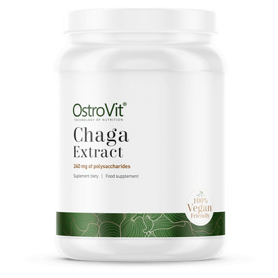OstroVit - Chaga Extract Powder - Hamvaskéreg gomba por - 50 g