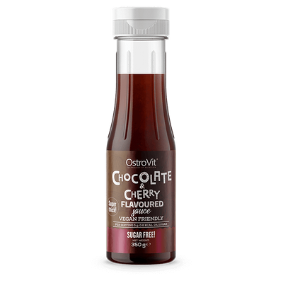 OstroVit - Chocolate &amp; Cherry Sauce - Csoki-cseresznye ízű szirup - 350 g