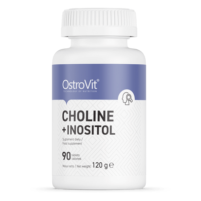 OstroVit - Choline + Inositol - Kolin + Inozitol - 90 tabletta