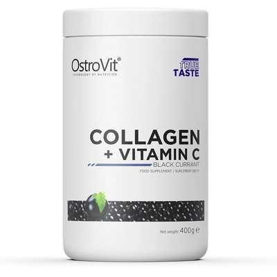 OstroVit - Kollagén + C-vitamin - Fekete ribizli ízű - 400g