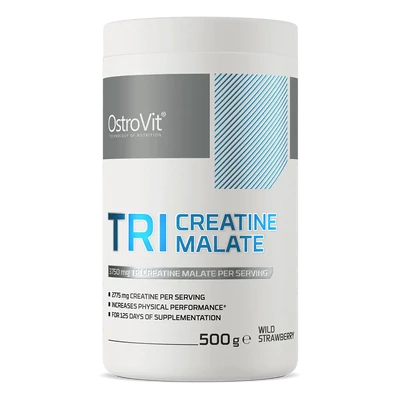 OstroVit - Tri kreatin malát - Erdei szamóca - 500 g