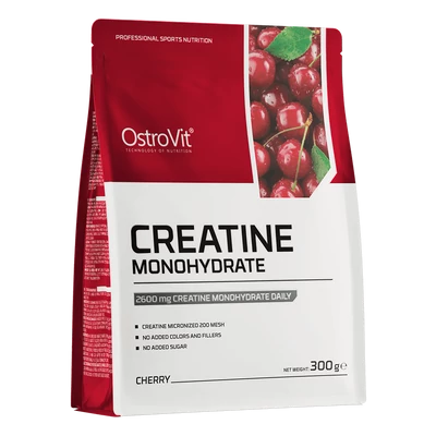 OstroVit - Creatine Monohydrate - Cseresznye - 300 g