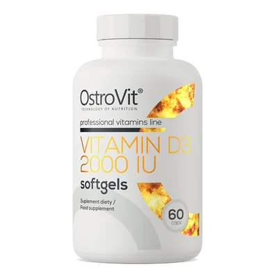 OstroVit - D3-Vitamin 2000 IU - 60 lágykapszula