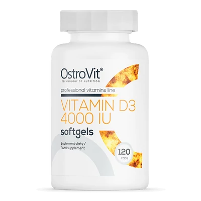 OstroVit - D3-vitamin 4000 NE - 120 lágykapszula