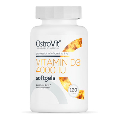 OstroVit - D3-vitamin 4000 NE - 120 lágykapszula