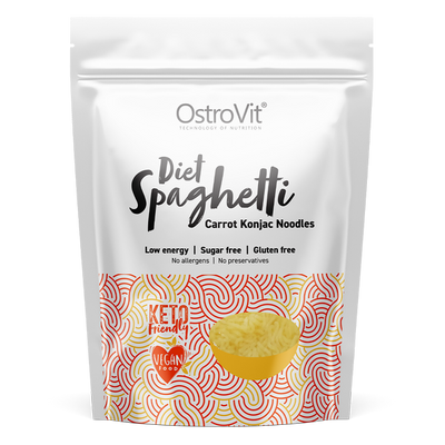 OstroVit - Diétás Spagetti, sárgarépával - Konjac tészta - 400 g