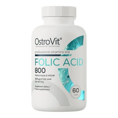 OstroVit - Folát (folsav) 800 μg - Folic acid - 60 kapszula