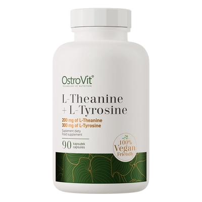 OstroVit L-Theanine + L-Tyrosine - L-teanin + L-tirozin - 90 kapszula