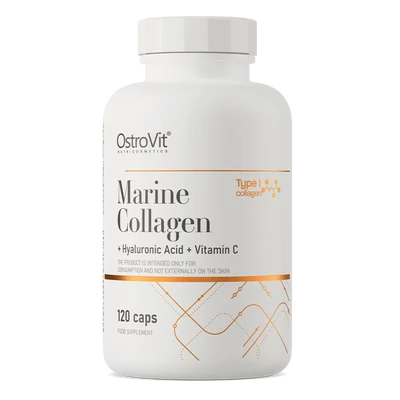 Ostrovit tengeri hal kollagén + Hyaluron + C-vitamin - 120 kapszula