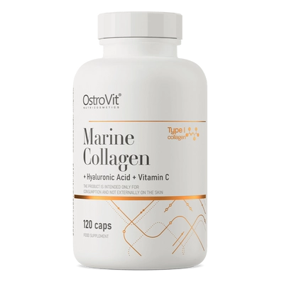 Ostrovit - Tengeri hal kollagén + Hyaluron + C-vitamin - 120 kapsz.