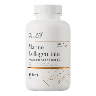 OstroVit - Marine Collagen + Hyaluronic Acid + C-Vitamin - 90 tabletta