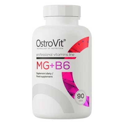 OstroVit Mg + B6 - Magnézium + B6-vitamin - 90 tabletta