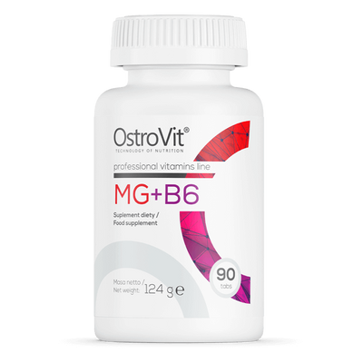 OstroVit Mg + B6 - Magnézium + B6-Vitamin - 90 tabl.