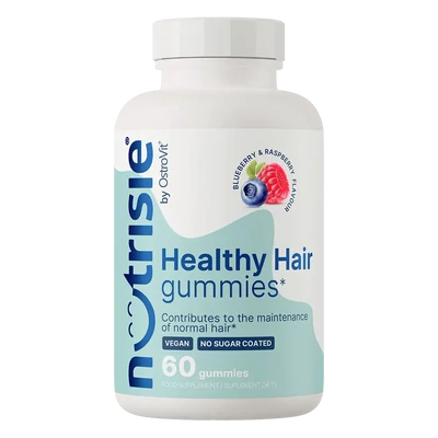 OstroVit NUTRISIE® Healthy Hair Gummies - Áfonya-málna - 60 gumicukor