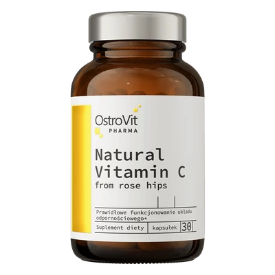 OstroVit - Természetes C-vitamin csipkebogyóból - 30 kapszula