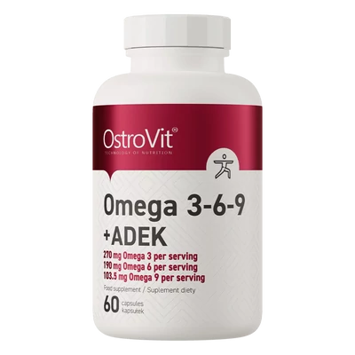 OstroVit - Omega 3-6-9 + ADEK - 60 kapszula