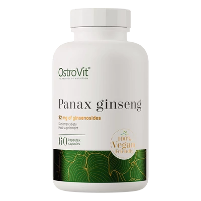 OstroVit - Panax Ginseng (vegán) - 60 kapszula