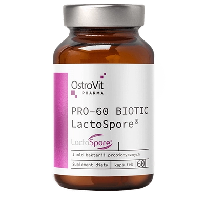 OstroVit - PRO-60 BIOTIC LactoSpore - Probiotikum - 60 kapsz.