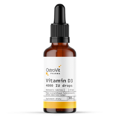 OstroVit Pharma - Vitamin D3 4000 IU drops - D-vitamin csepp - 30 ml