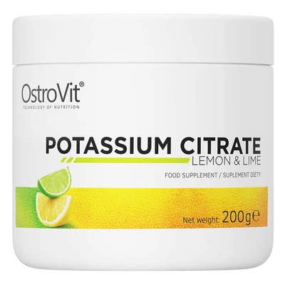 OstroVit - Potassium Citrate - Kálium citrát por - Citromos ízű - 200g