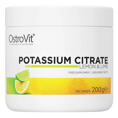 OstroVit - Potassium Citrate - Kálium citrát por - Citromos ízű - 200g