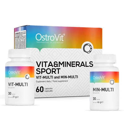 OstroVit - VITA &amp; MINERALS Sport - Multivitamin pakk - 60 kapszula