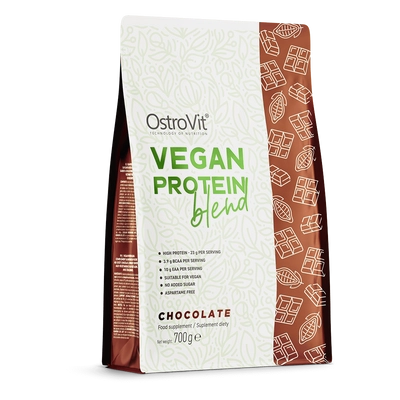 OstroVit - Vegan Protein Blend - Vegán fehérje - Csokoládé - 700 g 