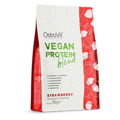 OstroVit - Vegan Protein Blend - Vegán fehérje -  Eper - 700 g 