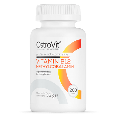 B12-Vitamin Metilkobalamin - 200 tabl. - OstroVit