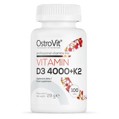 OstroVit Vitamin D3 4000 + K2 100 tabletta